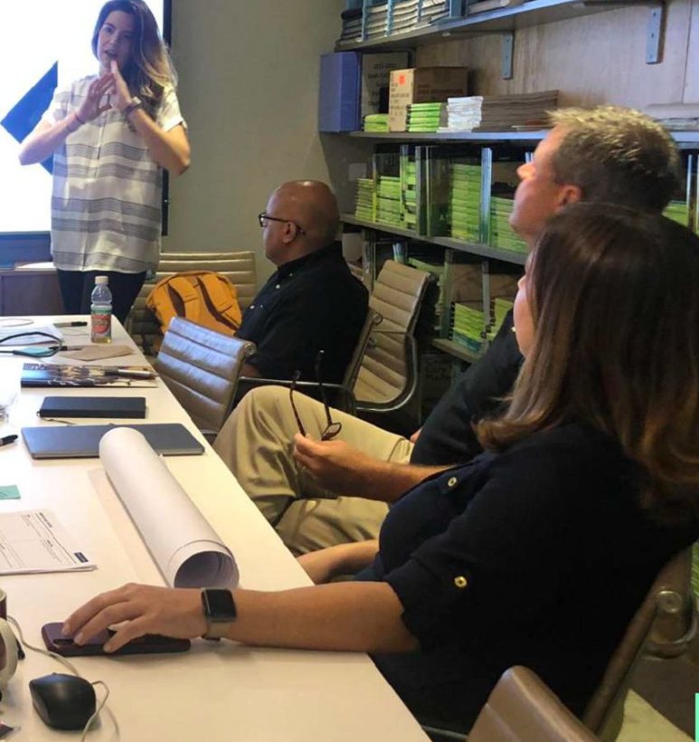 Co-creation workshop with a client team